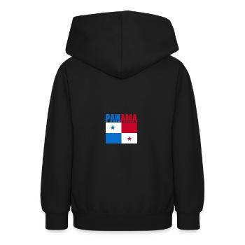 Panama Outdoor Survival - Teen Hoodie - black - Back - AI Model Teenager Male light (155cm)