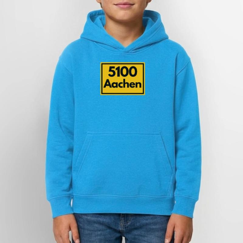 OLD POSTCODE POSTCODE RETRO 5100 AACHEN DREILÄNDER Teen Hoodie