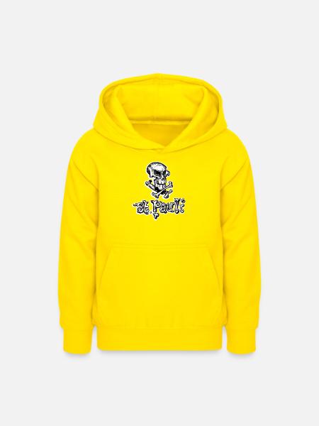 St Pauli Skull Graffiti - Teenager Hoodie - Gelb