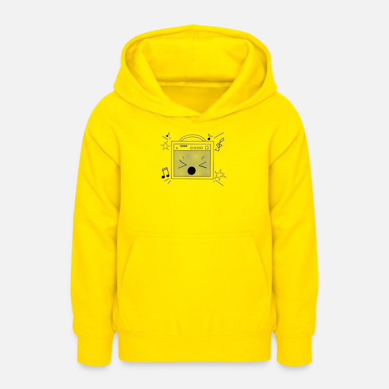 Intervenant bruyant - Sweat à capuche Ado - jaune