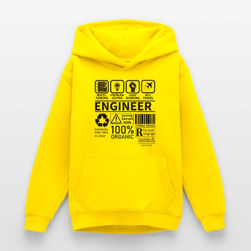 engineer multi tasking problem solving working Teenager Hoodie