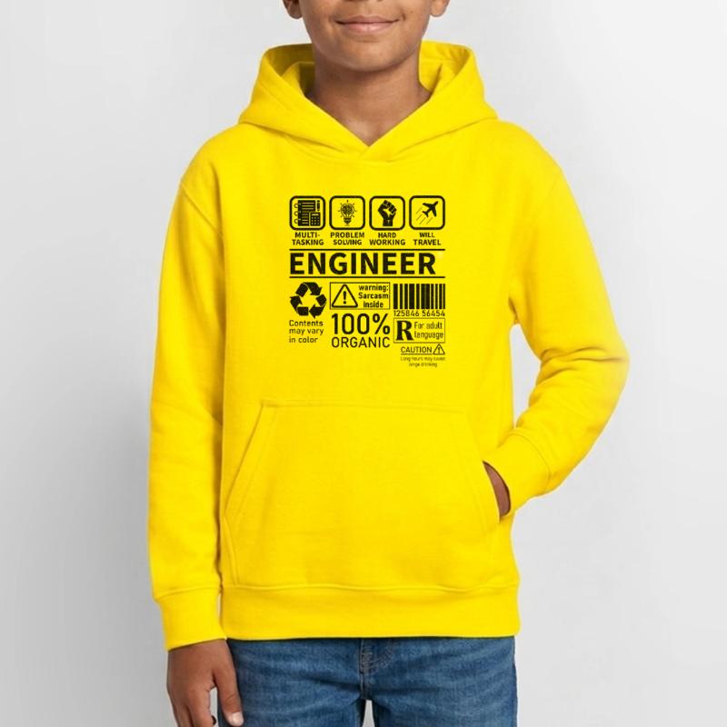 engineer multi tasking problem solving working Teenager Hoodie