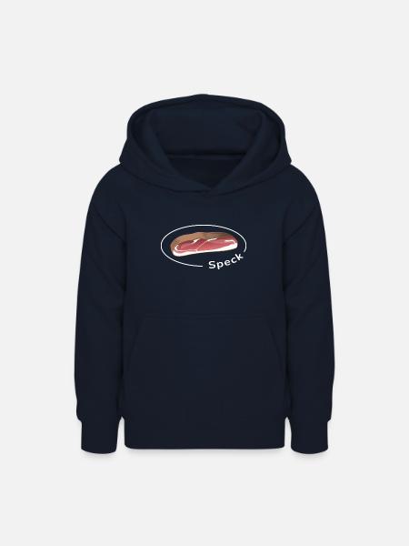 Speck mit Schrift - Teenager Hoodie - Navy