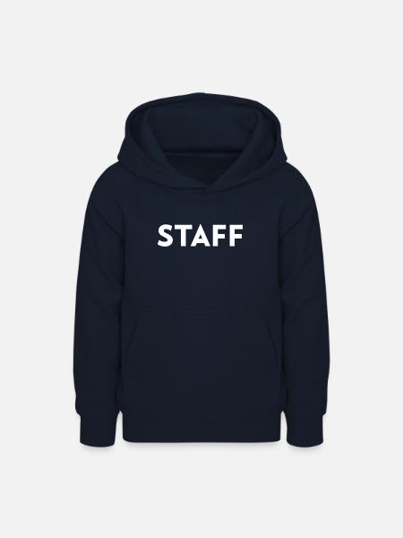 STAFF Tshirt - Teenager Hoodie - Navy