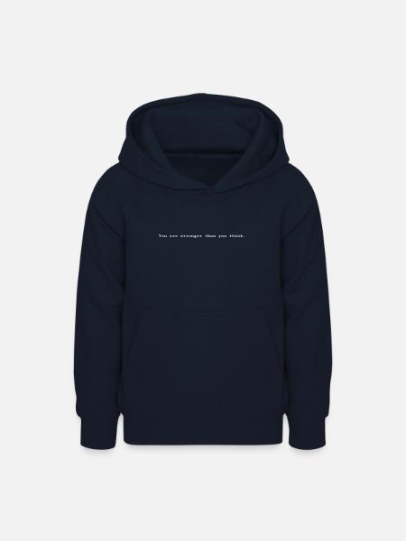 Motivationstext - Teenager Hoodie - Navy