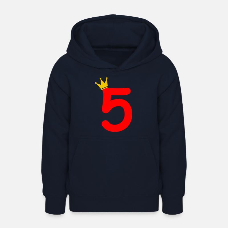 Cadeau du 5e anniversaire - Sweat à capuche Ado - marine