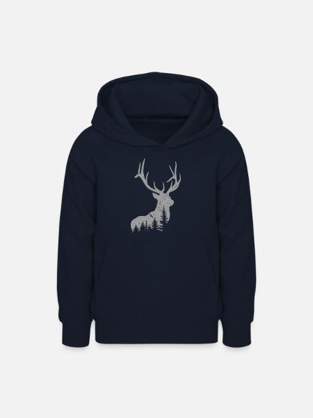 Hirsch - Teenager Hoodie - Navy