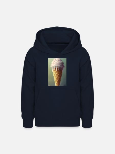 Eiscreme - Teenager Hoodie - Navy
