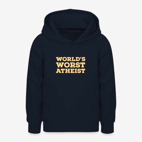 World's Worst Atheist - Młodzieżowa bluza z kapturem