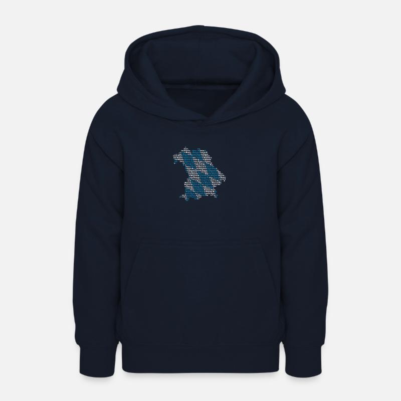 Bayern Silhouette - Sweat à capuche Ado - marine