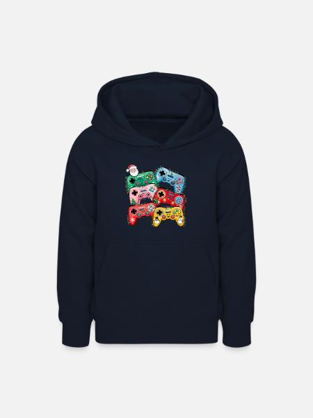 Christmas Game Controller - Teenager Hoodie - Navy
