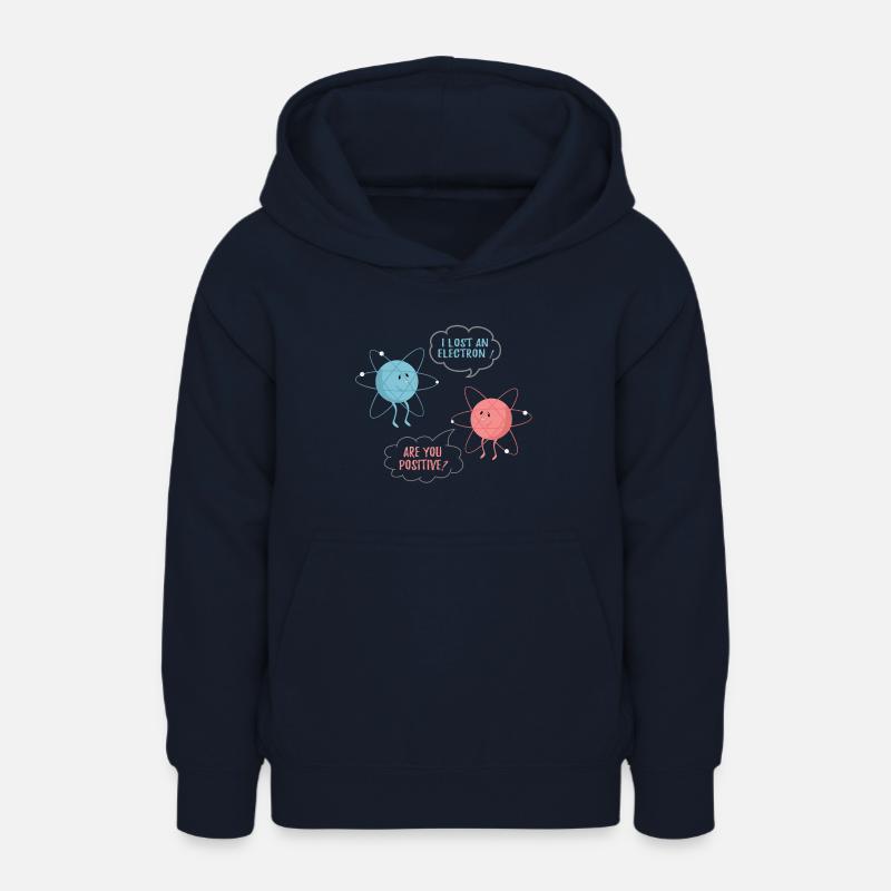 Atom Drôle Science - Sweat à capuche Ado - marine