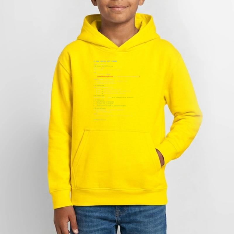 404 Brain Not Found Python Code Teen Hoodie