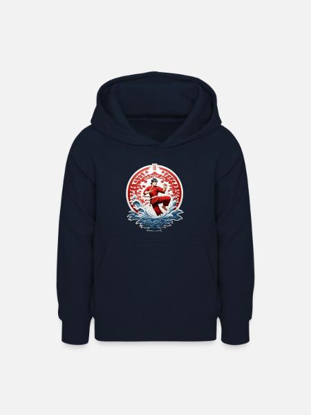 Kung Fu - Teenager Hoodie - Navy