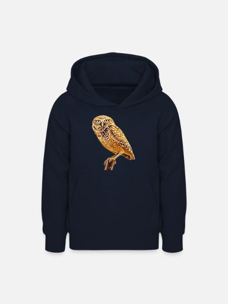 Die Eule die Eule - Teenager Hoodie - Navy
