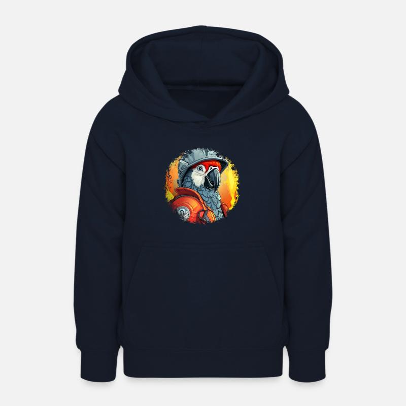 Brigade de pompiers Parrots - Sweat à capuche Ado - marine