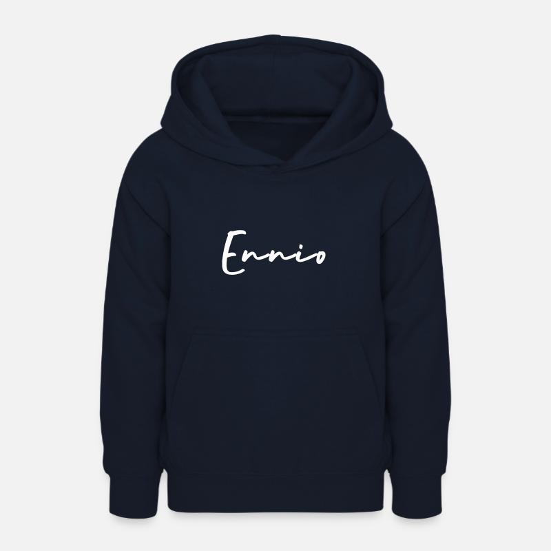 Ennio - Sweat à capuche Ado - marine
