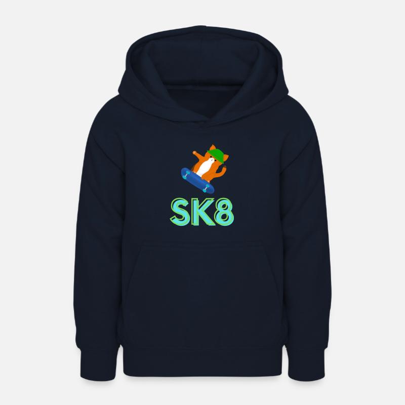 SK8 - Sweat à capuche Ado - marine
