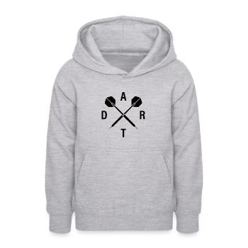 Dart Darts - Teenager Hoodie - Hellgrau meliert - Vorne - AI Model Teenager Male dark (155cm)