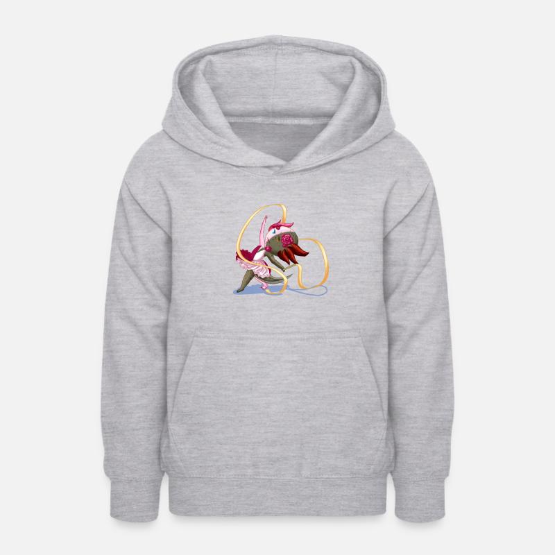 Axo'Time Danseuse - Sweat à capuche Ado - gris clair chiné