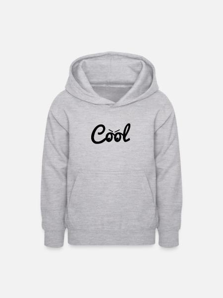 cool Cool - Teenager Hoodie - Hellgrau meliert