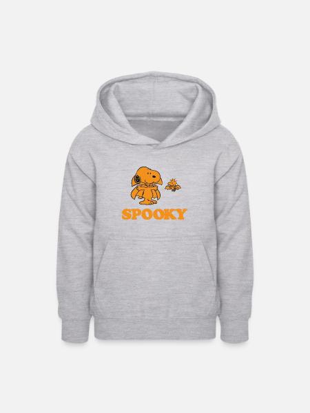 Peanuts Spooky Halloween - Teenager Hoodie - Hellgrau meliert