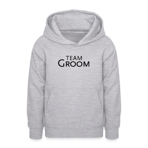 Team Groom - schwarze Schrift - Teenager Hoodie