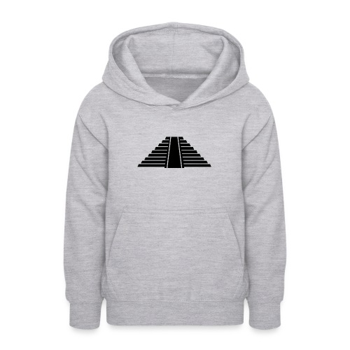 Ziggurat, zwart - Teenager hoodie
