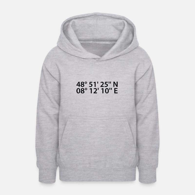 Coordonnées de Rastatt - Sweat à capuche Ado - gris clair chiné