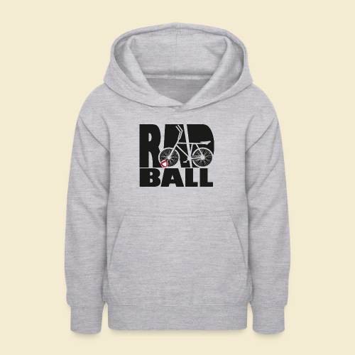 Radball | Typo Black - Teenager Hoodie