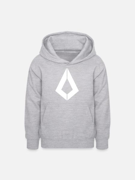 triangles - Teenager Hoodie - Hellgrau meliert