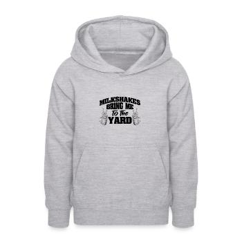 love milkshake - Teen Hoodie - light heather grey - Front - AI Model Teenager Male dark (155cm)