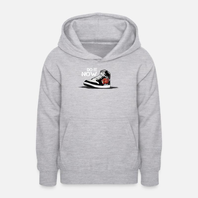 Sneaker Faites-le maintenant - Sweat à capuche Ado - gris clair chiné
