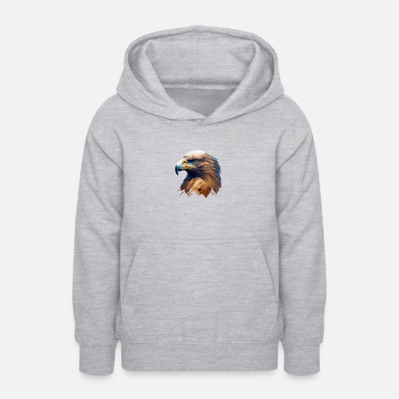 AIGLE - Sweat à capuche Ado - gris clair chiné