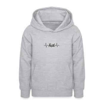 EKG Fürth - Teenager Hoodie - Hellgrau meliert - Vorne - AI Model Teenager Male dark (155cm)