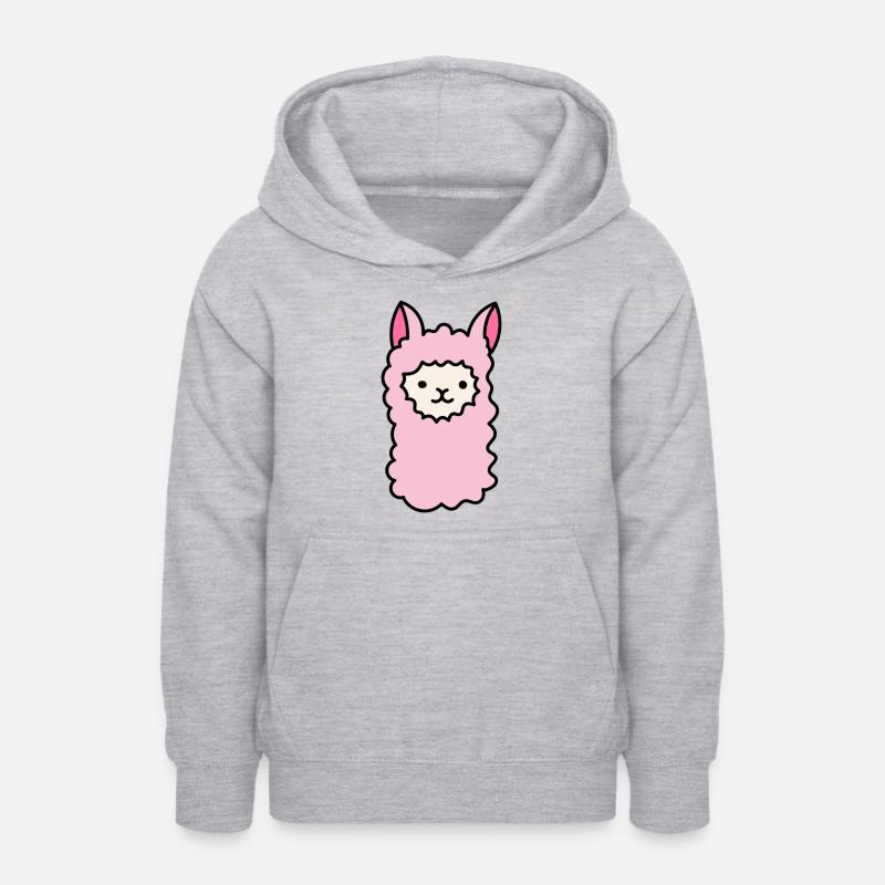 Ramalama - Sweat à capuche Ado - gris clair chiné