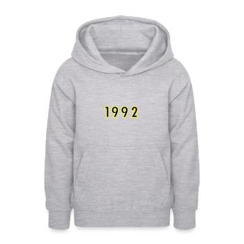 1992 Jahr Geburtstag - Teenager Hoodie - Hellgrau meliert - Vorne - AI Model Teenager Male dark (155cm)
