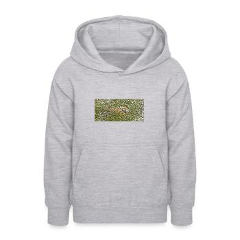 The summer bath of the tiger - Teen Hoodie - light heather grey - Front - AI Model Teenager Male dark (155cm)