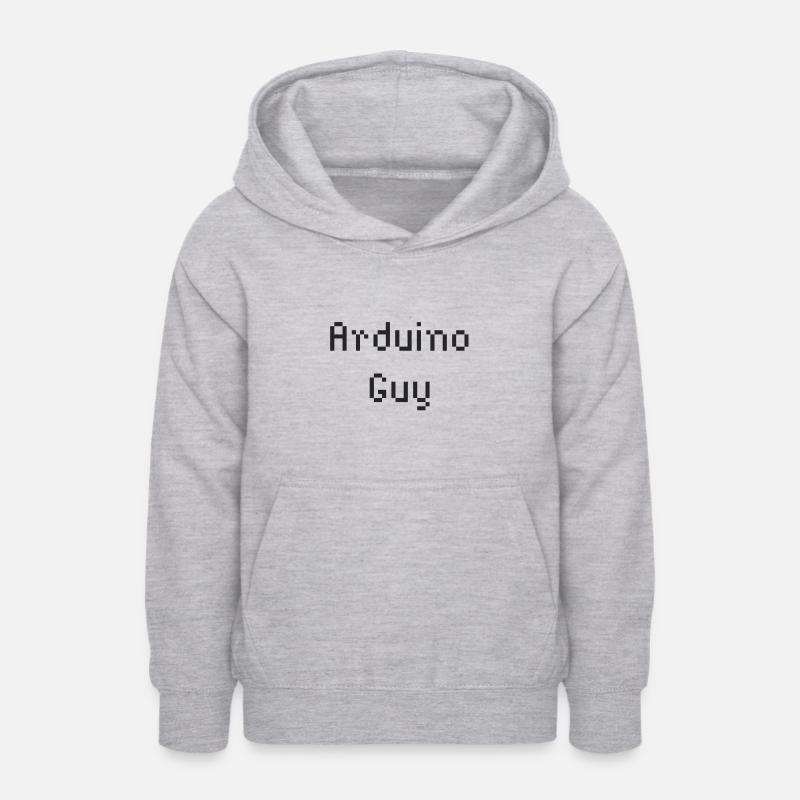 Arduino Guy - Sweat à capuche Ado - gris clair chiné