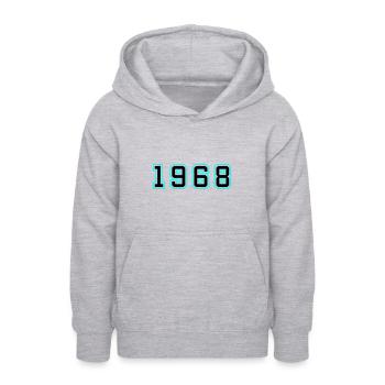 1968 Jahr Geburtstag - Teenager Hoodie - Hellgrau meliert - Vorne - AI Model Teenager Male dark (155cm)