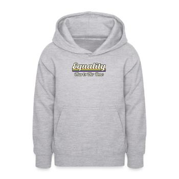 Ligestilling mellem kønnene Gleichberechtigung LGBTQ LGBT - Teeneager hoodie - lysegrå meleret - Foran - AI Model Teenager Male dark (155cm)