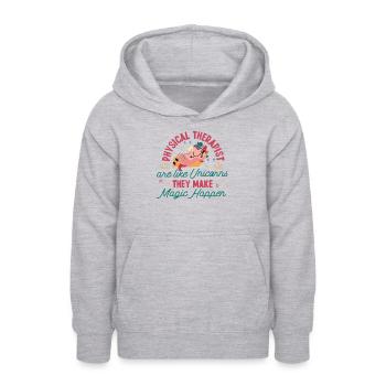Physical Therapist Therapy - Teenager Hoodie - Hellgrau meliert - Vorne - AI Model Teenager Male dark (155cm)