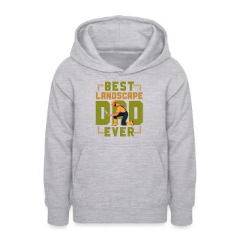 Landscaper Landscaping Landscape - Teenager Hoodie - Hellgrau meliert - Vorne - AI Model Teenager Male dark (155cm)