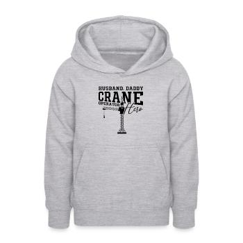 Grutier Grutier Ouvrier de la construction Idée cadeau construction - Sweat à capuche Ado - gris clair chiné - Devant - AI Model Teenager Male dark (155cm)