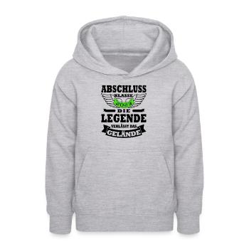Abschlussklasse 2023 Abitur 2023 - Teenager Hoodie - Hellgrau meliert - Vorne - AI Model Teenager Male dark (155cm)
