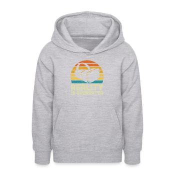 Virtual Reality VR Gift - Teen Hoodie - light heather grey - Front - AI Model Teenager Male dark (155cm)
