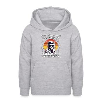 Cat Shirt Cat Gift Idea Putty - Teen Hoodie - light heather grey - Front - AI Model Teenager Male dark (155cm)