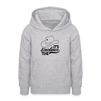 Linedance Linedancing Country Fan - Geschenk - Teenager Hoodie - Hellgrau meliert - Vorne - AI Model Teenager Male dark (155cm)