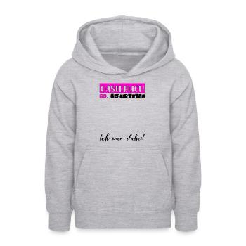 60th Birthday T-Shirt Guestbook Women's Decoration - Teen Hoodie - light heather grey - Front - AI Model Teenager Male dark (155cm)