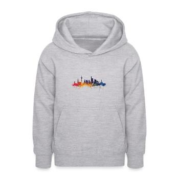 Wesseling - Teenager Hoodie - Hellgrau meliert - Vorne - AI Model Teenager Male dark (155cm)